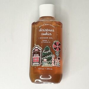 Bath & Body Works CHRISTMAS COOKIES Shower Gel Vitamin E Shea‎ 10 oz/295mL New